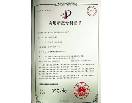 基于A(yíng)TP熒光檢測(cè)的HP檢測(cè)拭子